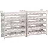 ARTECSIS Weinregal 60 Flaschen 10-tlg. Granitgrau