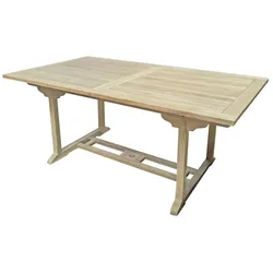Garden Pleasure Teak Gartentisch Tisch SOLO Ausziehtisch Garten Balkontisch Holz