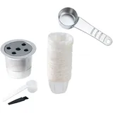 Wiederverwendbare Kaffeefilter, Stahloptik – 9er-set