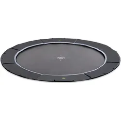 EXIT Dynamic ebenerdiges sports Trampolin ø305cm - schwarz EINHEITSGRÖSSE