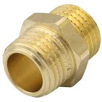 GENERAL FITTINGS - Messing Doppelnippel 1/4' DN8 Rohrnippel Gewindenippel