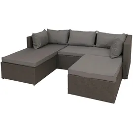 Mendler HWC-O46 Loungeset grau/hellgrau