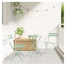 vidaXL Gartenklappstuhl 42 x 46 x 82 cm Hellmint 2 St.