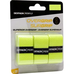 Badminton Griffband Superior Overgrip 3er Pack leuchtendes Grün grün No Size