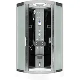 AcquaVapore Dampfdusche Duschkabine Sauna Dusche D58-03M2 80x80 cm ohne 2K Scheiben Versiegelung