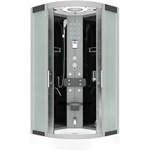 AcquaVapore Dampfdusche Duschkabine Sauna Dusche D58-03M2 80x80 cm ohne 2K Scheiben Versiegelung
