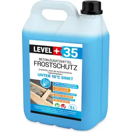 Level + Beton-Zusatzmittel Frostschutz Plastifizierer 5 L