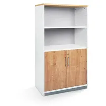 Rocada Regalschrank, 1057AW08 weiß, eiche 90,0 x 45,0 x 156,0 cm, 1 St.