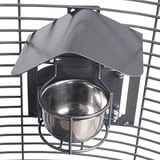 Montana Cages | 4er-Set Feeder Shield - Futternapf-Dach | LARGE - Antik | ca. 17,5 x 14,5 x 4,5 cm