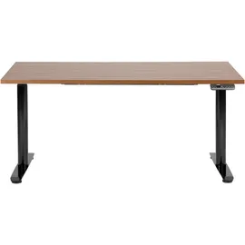 Beliani Schreibtisch Destinas Braun / Schwarz