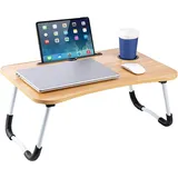 Youyijia Wickeltisch Laptoptisch Betttisch Laptopständer Bett-Schreibtisch Klappbar