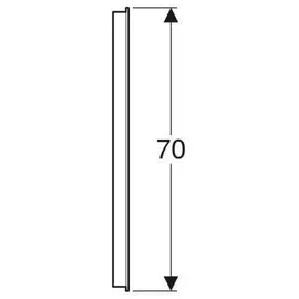 Geberit Option Basic Beleuchtung oben, 100x70cm