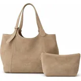 Nero Giardini Schultertasche Leder Beige