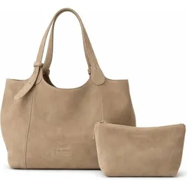Nero Giardini Schultertasche Leder Beige