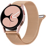 Vancle Armband für Samsung Galaxy Watch 4 Armband 40mm 44mm Damen Herren,Metall Mesh Edelstahl Ersatzarmband 20mm Uhrenarmband für Galaxy Watch 4 Classic 42mm 46mm(Roségold)