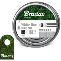 Bradas 5 Lagig Schlauch 5/8" 20m Gartenschlauch Wasserschlauch WHITE