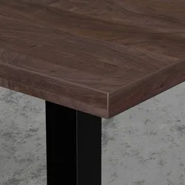 big möbel gmbh Gastro Loungetisch 120 x 80 x 45 cm Walnuss