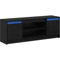 VidaXL TV-Schränk Schwarz 139,5 x 34 x 50 cm