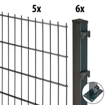 garden 'n' more Excellent, (11-St), 5 Elemente für 10 m, LxH: 200 x 83 cm, mit 6 Pfosten