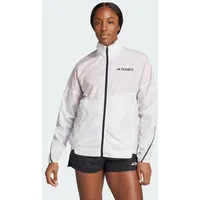 Adidas Terrex Multi Printed Windjacke dunkelgrau|WEISS S