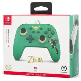 PowerA Hyrule Verteidiger Controller Grün Nintendo Switch