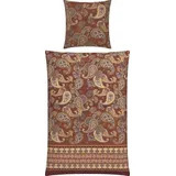 Erwin Müller Bettwäsche Mako-Satin Terra Größe 1x 135x200 cm + 1x 80x80 cm