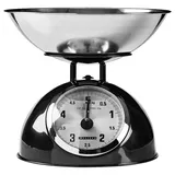 Melissa 16310238 Küchenwaage analog Wägebereich (max.)=5 kg Schwarz, Edelstahl 245 x 245 x 210