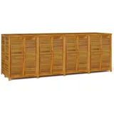 vidaXL Gartenbox 280x87x104 cm Massivholz Akazie