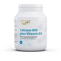 Vita World Calcium 600 plus Vitamin D3 Tabletten 60