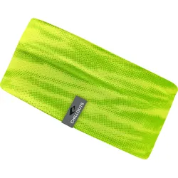 Stirnband CHILLOUTS "Minto Headband", Damen, grün (neon grün), Materialmix, gemustert, Mützen, mit dynamischem Print & schnelltrocknendem Funktionsmaterial