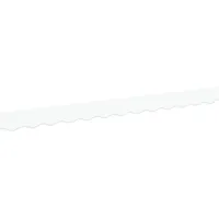 VidaXL Markisenvolant für 2,5 m Rahmen Weiß 2,3x0,2 m