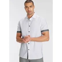 Bruno Banani Kurzarmhemd Weiß 37/38