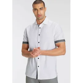 Bruno Banani Kurzarmhemd Weiß 37/38