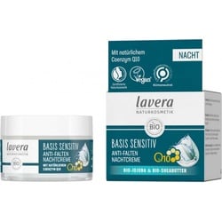 Lavera Basis Sensitiv Anti-Falten Nachtcreme Q10