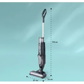 Klarstein Caswell Plus Nass-/Trockensauger kabellos akkubetrieben LED-Display