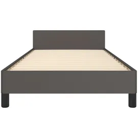 vidaXL Bettgestell 100 x 200 cm Grau