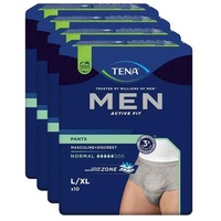 TENA MEN Act.Fit Inkontinenz Pants Norm.L/XL grau 4X10 St