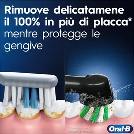 Oral-B Pro Series 1 schwarz/weiß + 2. Handstück + Aufsteckbürsten 2 St.