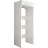 laundreezy Waschmaschinenschrank 67,5 x 200 cm Weiß Holz/Kunststoff/Metall