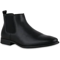 Herren Chelsea Boots in Schwarz