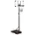vidaXL Basketballständer Transparent 216-250 cm