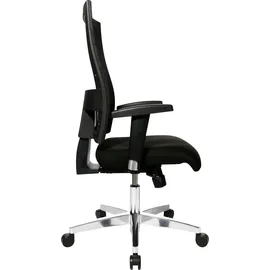 TOPSTAR X-Pander mit Armlehnen schwarz/schwarz/alu poliert