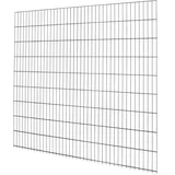 Floraworld Doppelstab-Mattenzaun Comfort 201 x 183 cm anthrazit