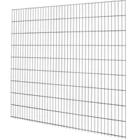 Floraworld Doppelstab-Mattenzaun Comfort 201 x 183 cm anthrazit