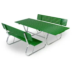 Set Picknick mit Tisch und zwei Banken h350_157