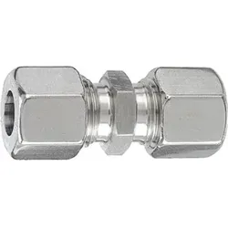 Riegler Gerade Verschraubung, Rohr-Außen- Ø22mm, Edelstahl 1.4571, 160bar