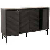 Mendler HWC-M50 Sideboard 94 x 151 x 40 cm Dunkelgrau