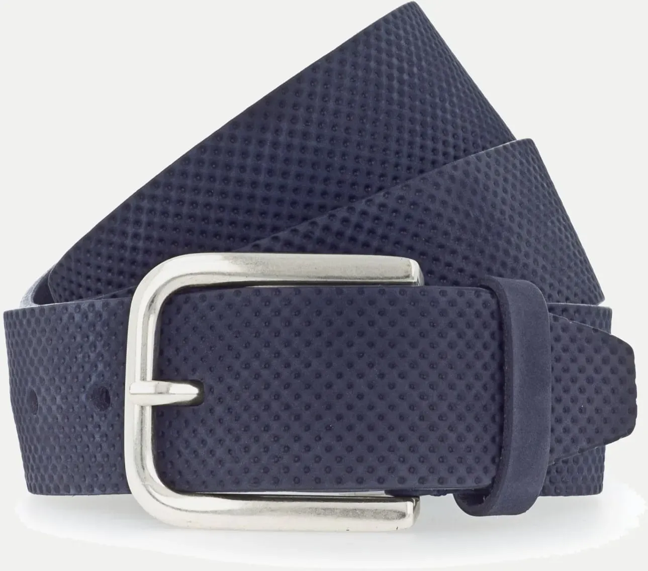 Gürtel aus Leder Blau 90