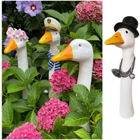 Of Gänsehals Gartenstecker Gans - Höhe 35 bis 38