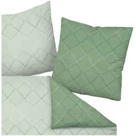 JANINE J.D. 87053 jade/waldgrün 135 x 200 cm + 80 x 80 cm